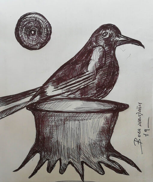 Ballpoint pen drawing by Bora Dervişoğlu (006)
