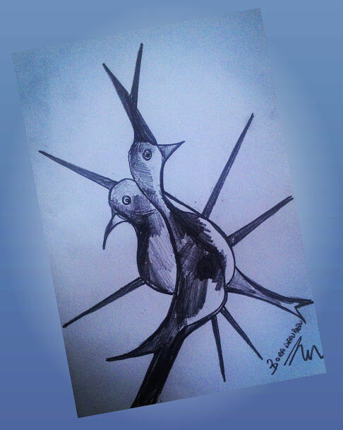 Ballpoint pen drawing by Bora Dervişoğlu (009)